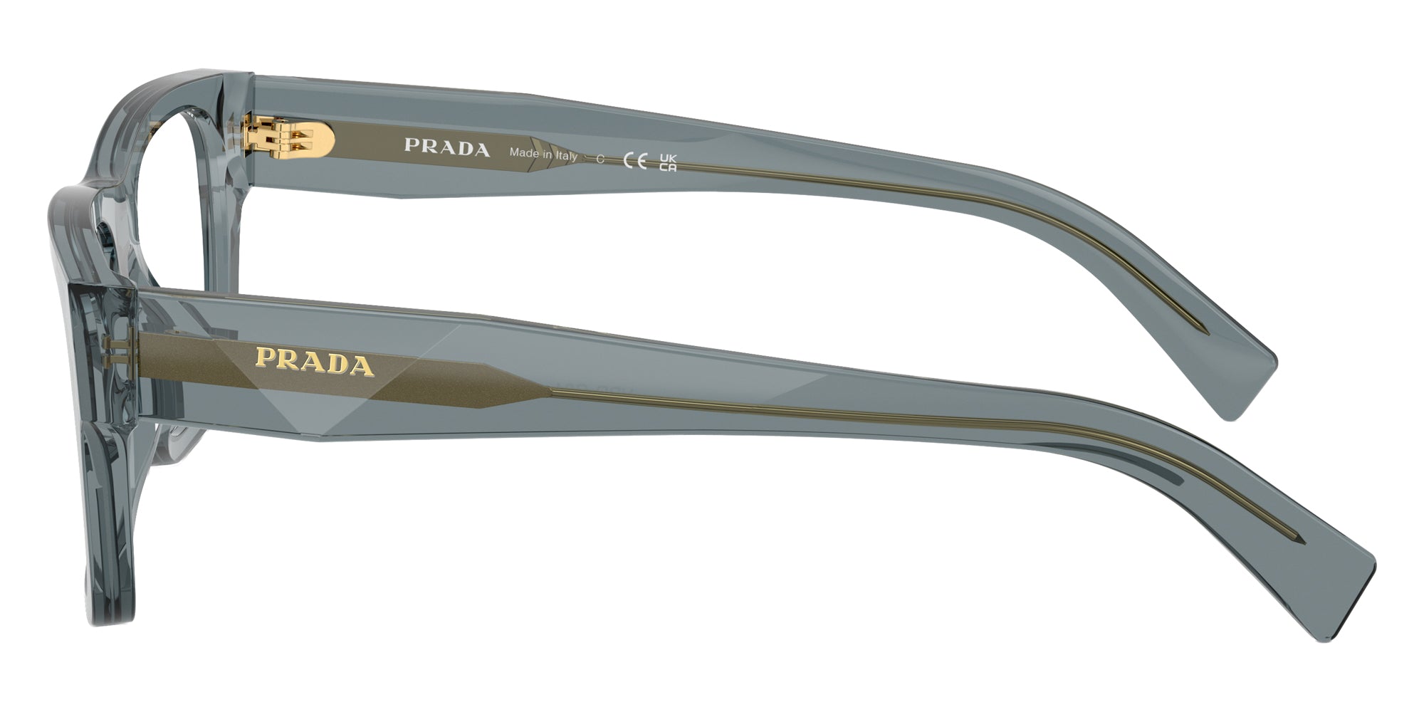 PRADA EYEGLASSES - PR C01V 17T1O1 52 - Transparent Ocean