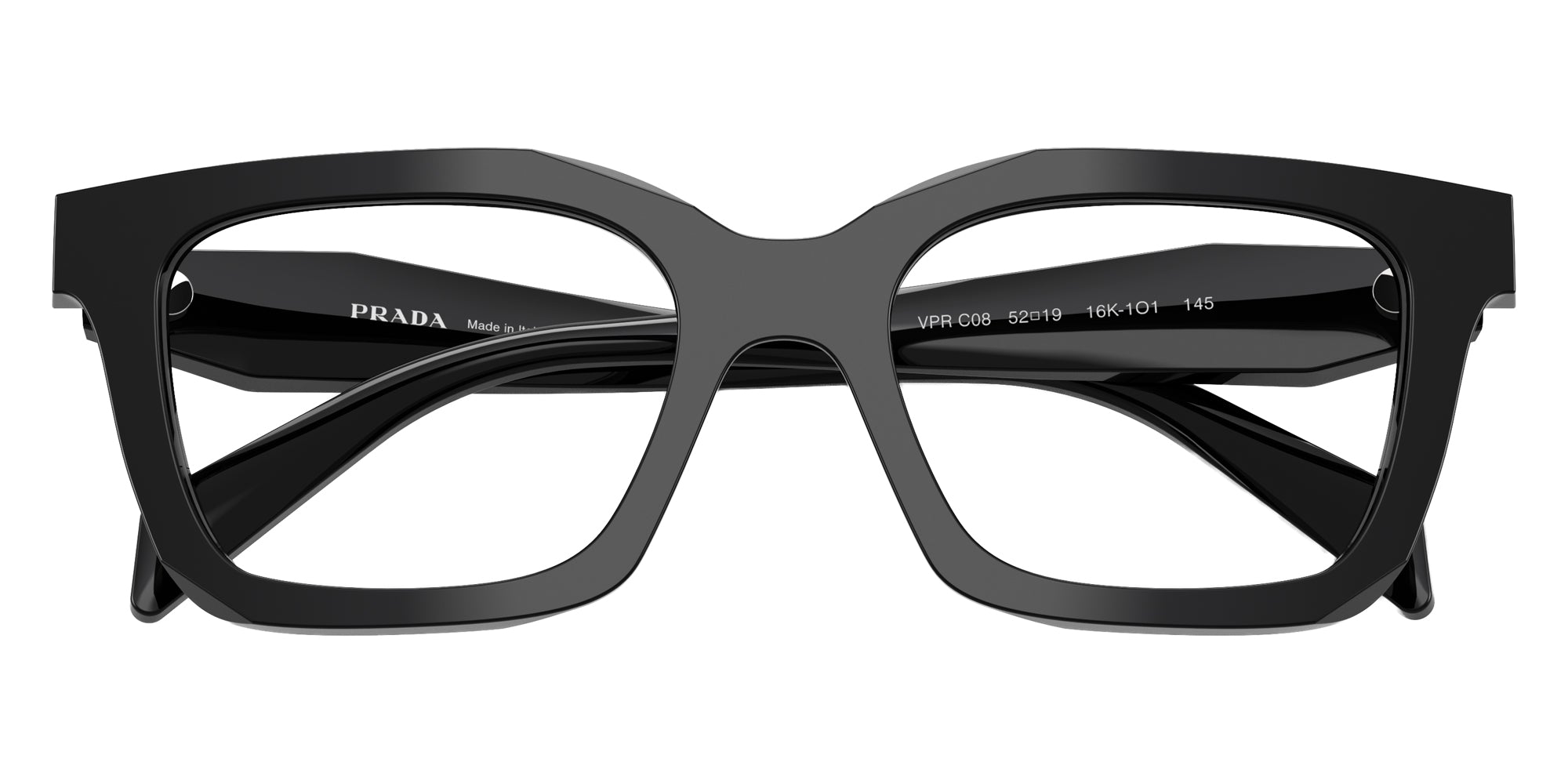 PRADA EYEGLASSES - PR C08V 16K1O1 52 - Black