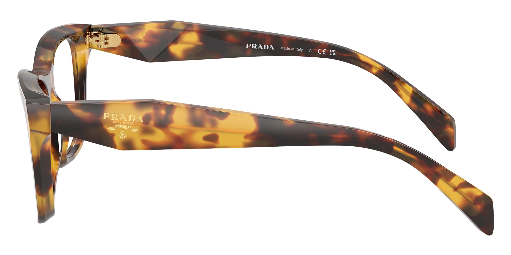 PRADA EYEGLASSES - PR C10V 14L1O1 52 - Honey Tortoise