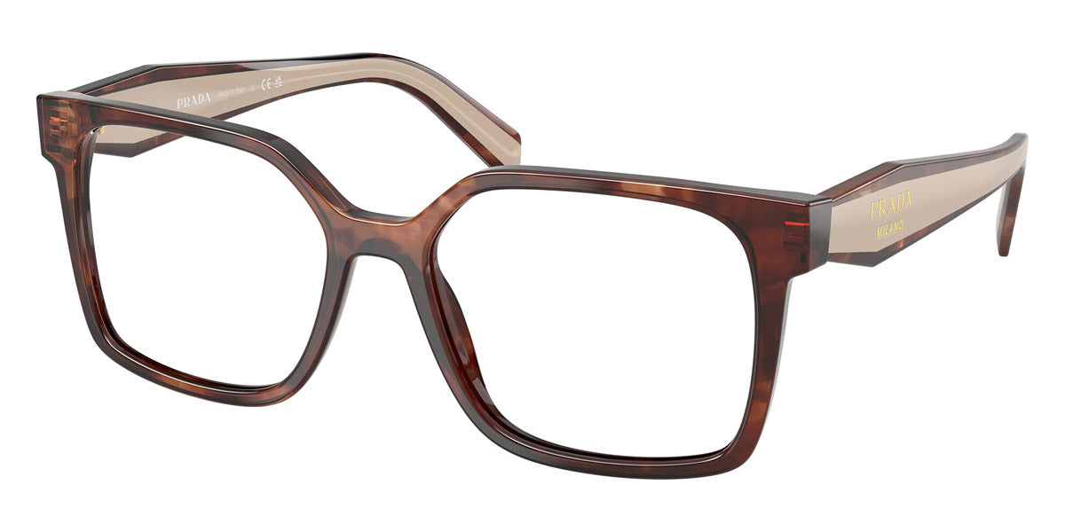 PRADA EYEGLASSES RUNWAY - PR B03V 07R1O1 52 - Havana Caramel/Beige