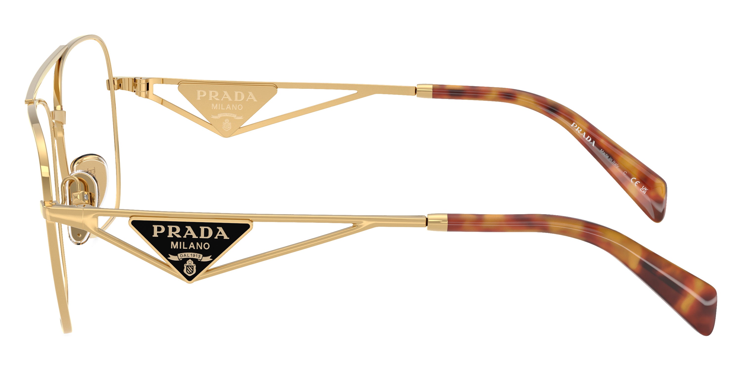 PRADA EYEGLASSES RUNWAY - PR B50V 5AK1O1 57 - Gold