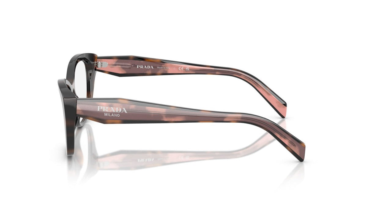 PRADA EYEGLASSES SYMBOLE - PR 19WV 23A1O1 53 - Mauve Tortoise/Spotted Pink
