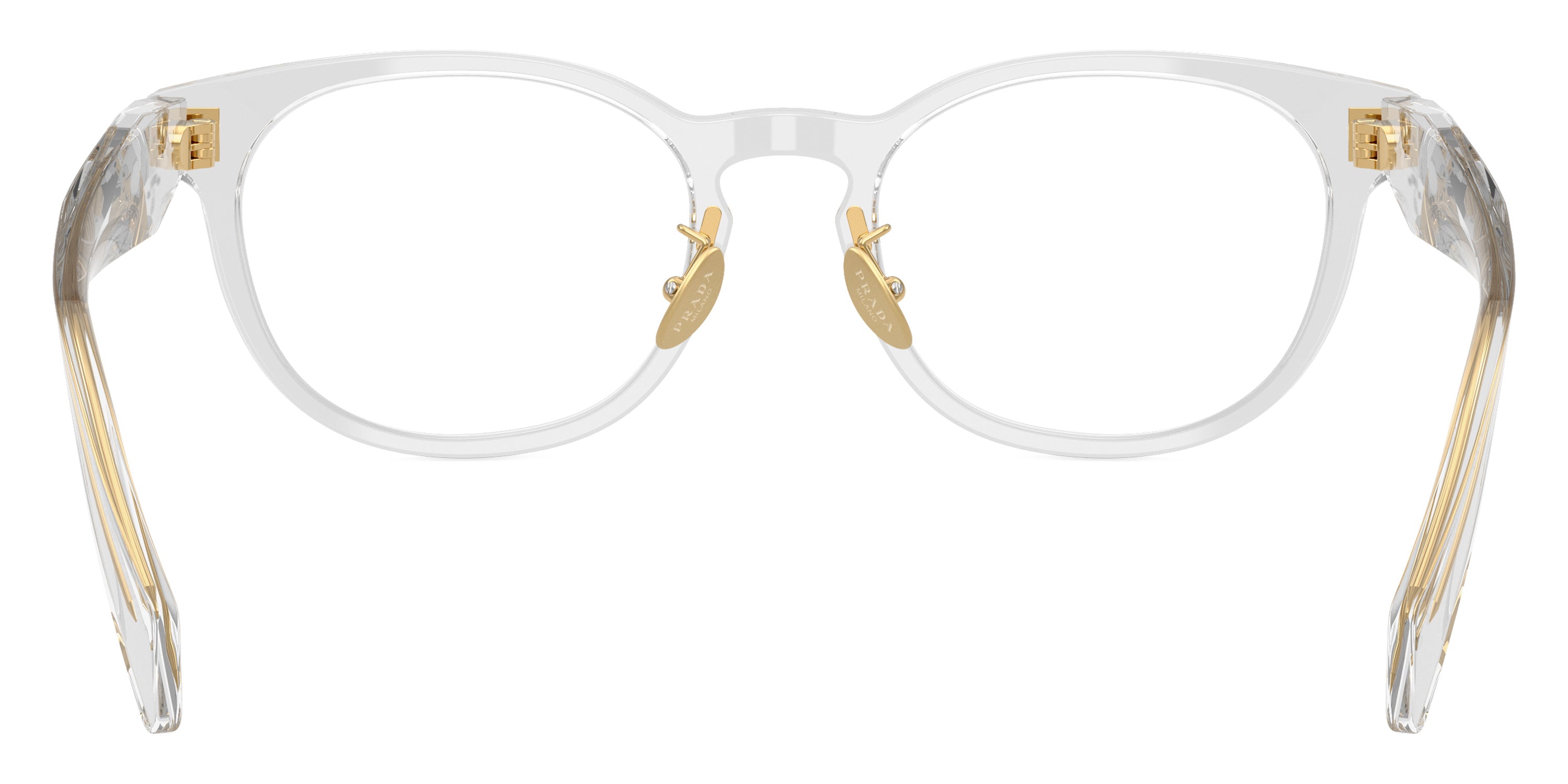 PRADA EYEGLASSES SYMBOLE - PR B06VD 12R1O1 50 - Transparent Gray