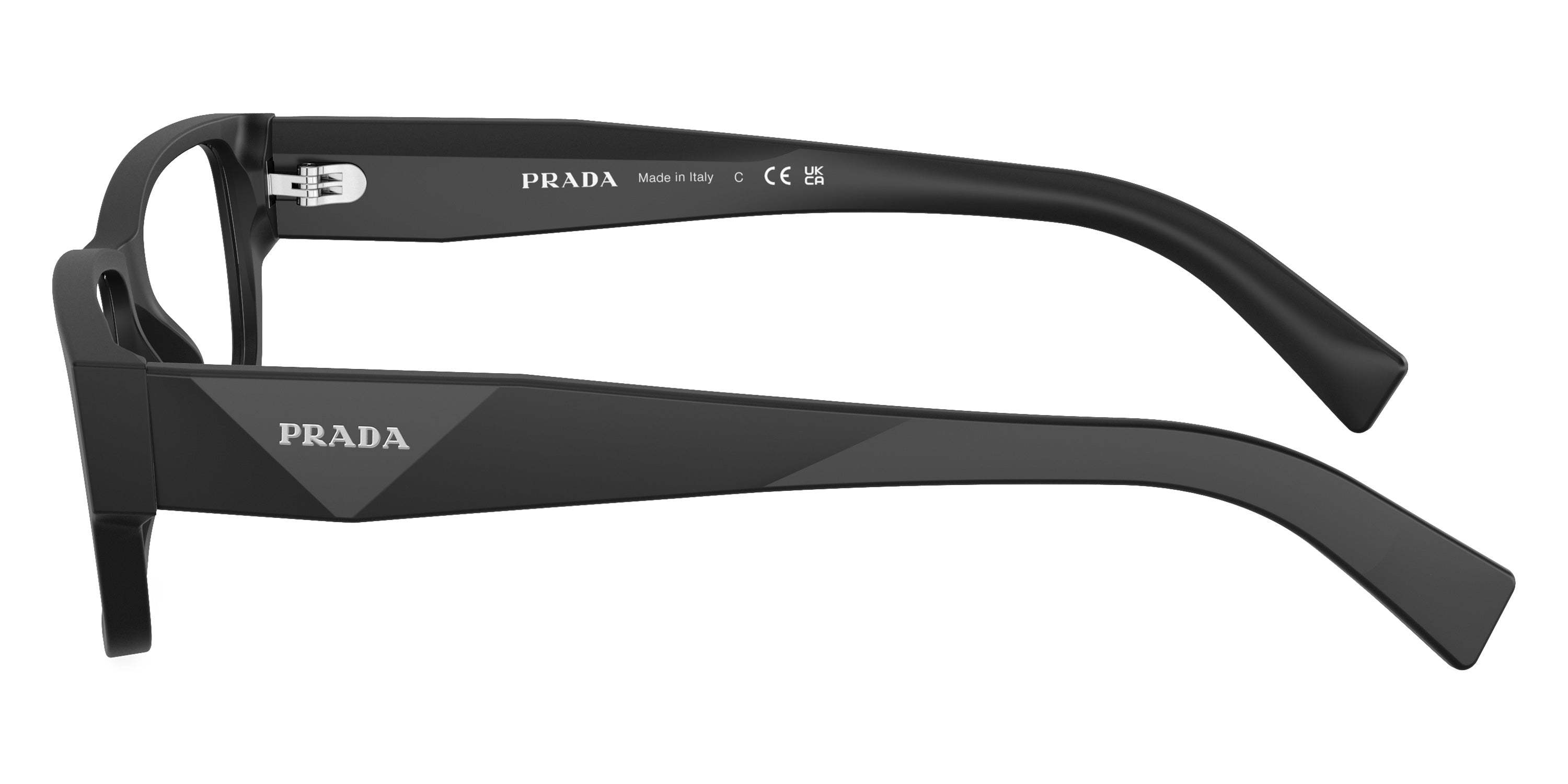 PRADA EYEGLASSES SYMBOLE - PR B09V 12P1O1 55 - Rose Gold Plated/Matte Black