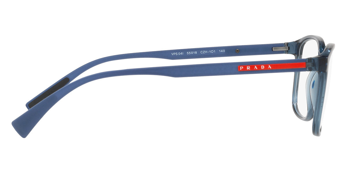 PRADA LINEA ROSSA EYEGLASSES LIFE STYLE - PS 04IV CZH1O1 55 - Transparent Azure