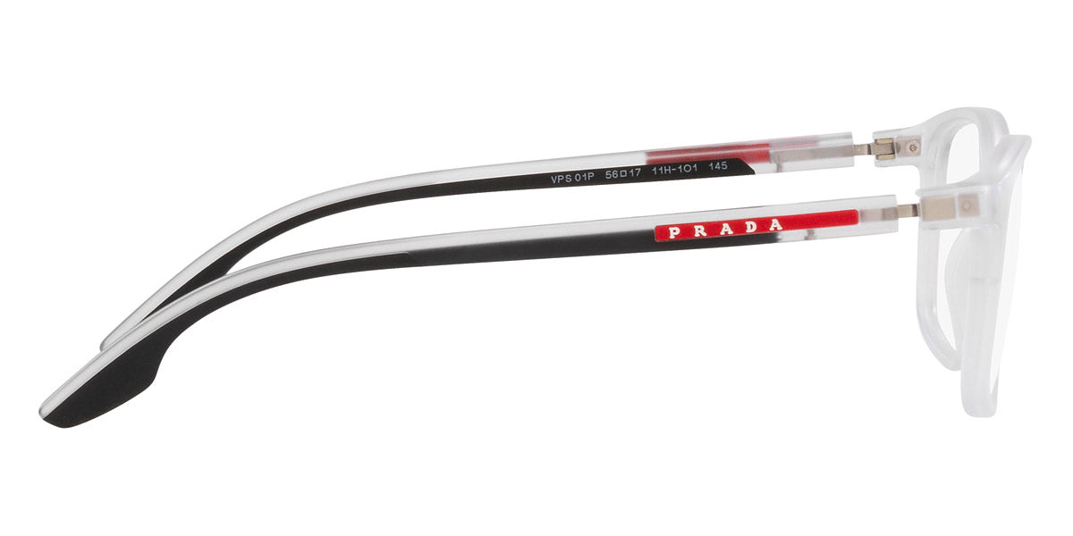 PRADA LINEA ROSSA EYEGLASSES - PS 01PV 11H1O1 56 - Matte Transparent