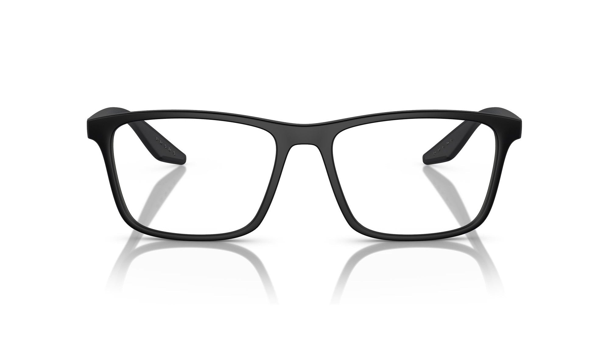 PRADA LINEA ROSSA EYEGLASSES - PS 01QV DG01O1 56 - Black Rubber/Matte Black