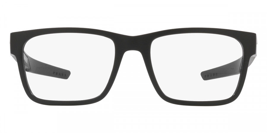 PRADA LINEA ROSSA EYEGLASSES - PS 02PV 1BO1O1 55 - Matte Black