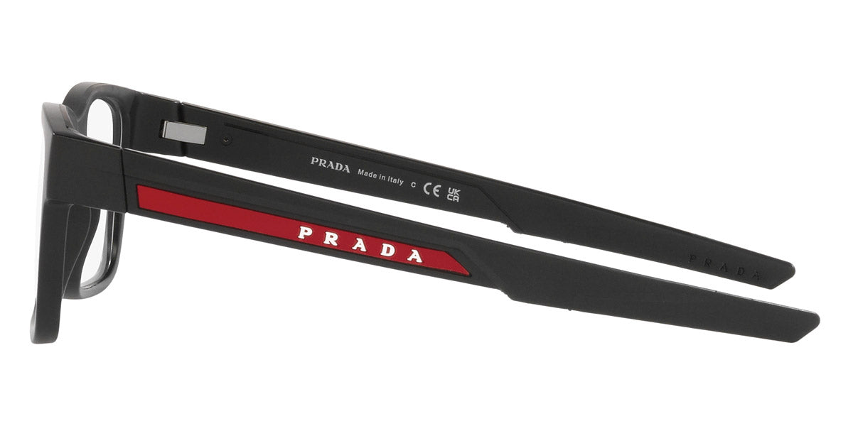 PRADA LINEA ROSSA EYEGLASSES - PS 02PV 1BO1O1 55 - Matte Black