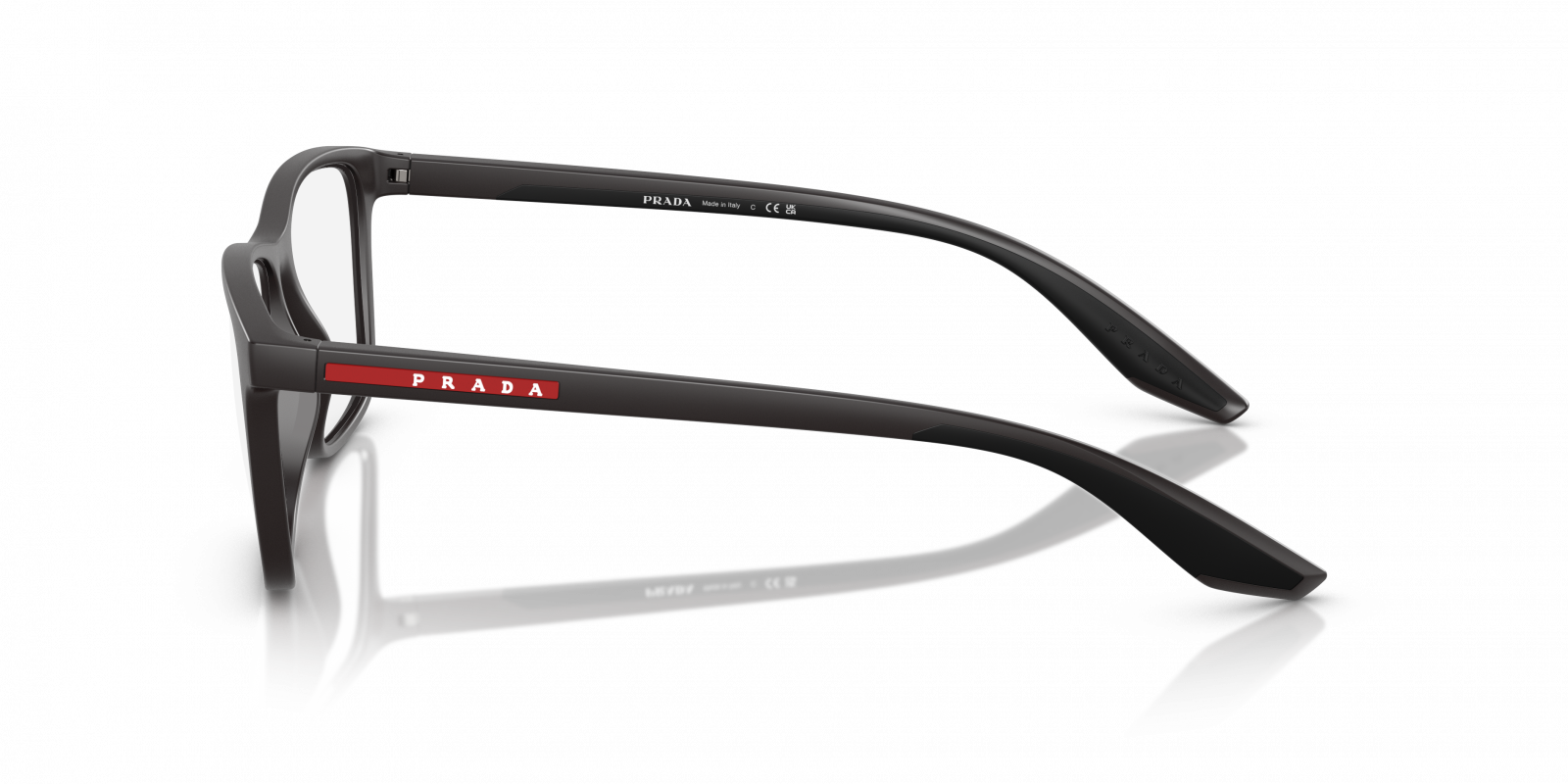 PRADA LINEA ROSSA EYEGLASSES - PS 02QV 18K1O1 - Matte Gray