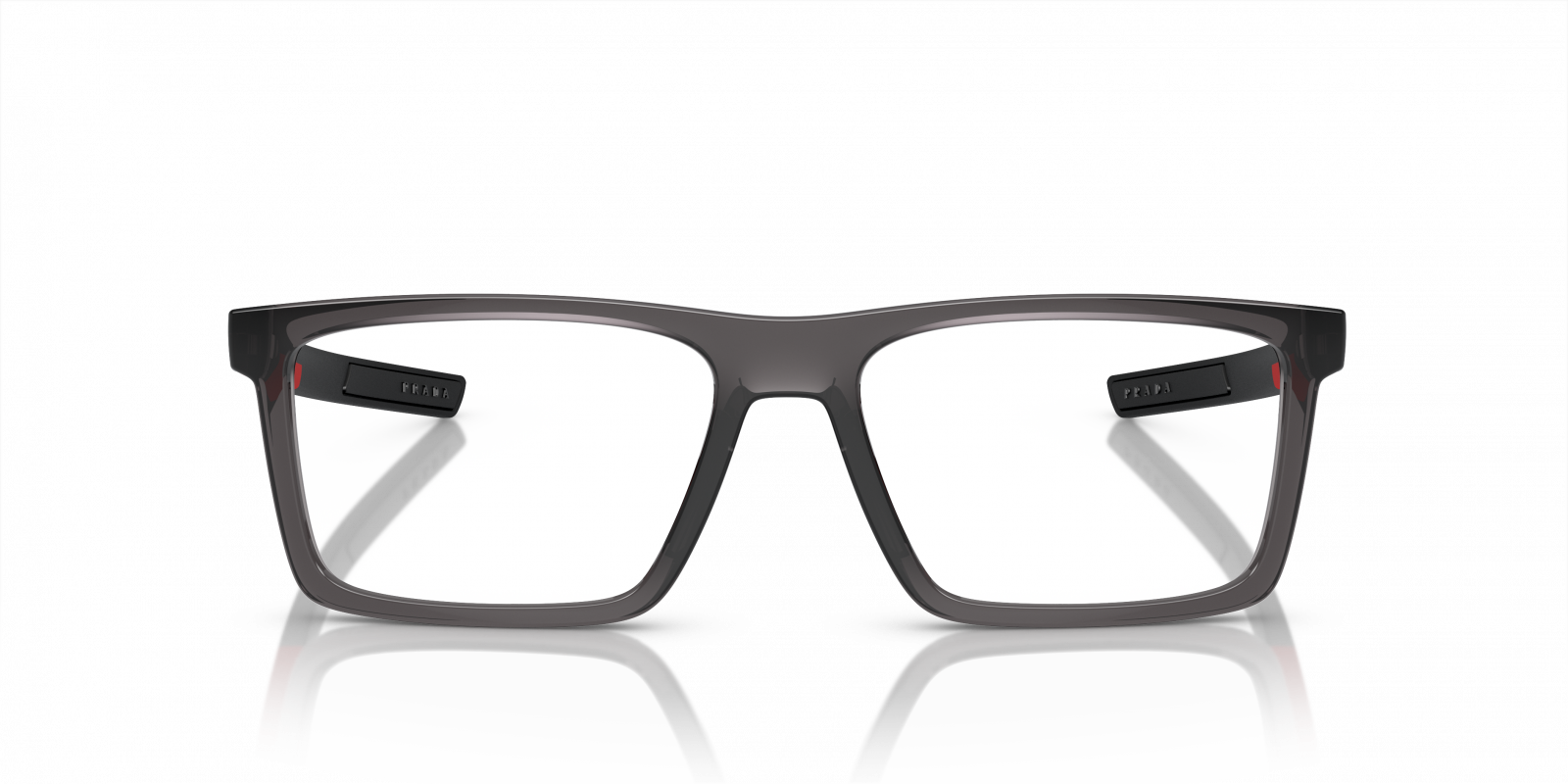 PRADA LINEA ROSSA EYEGLASSES - PS 02QV 1BO1O1 - Matte Black