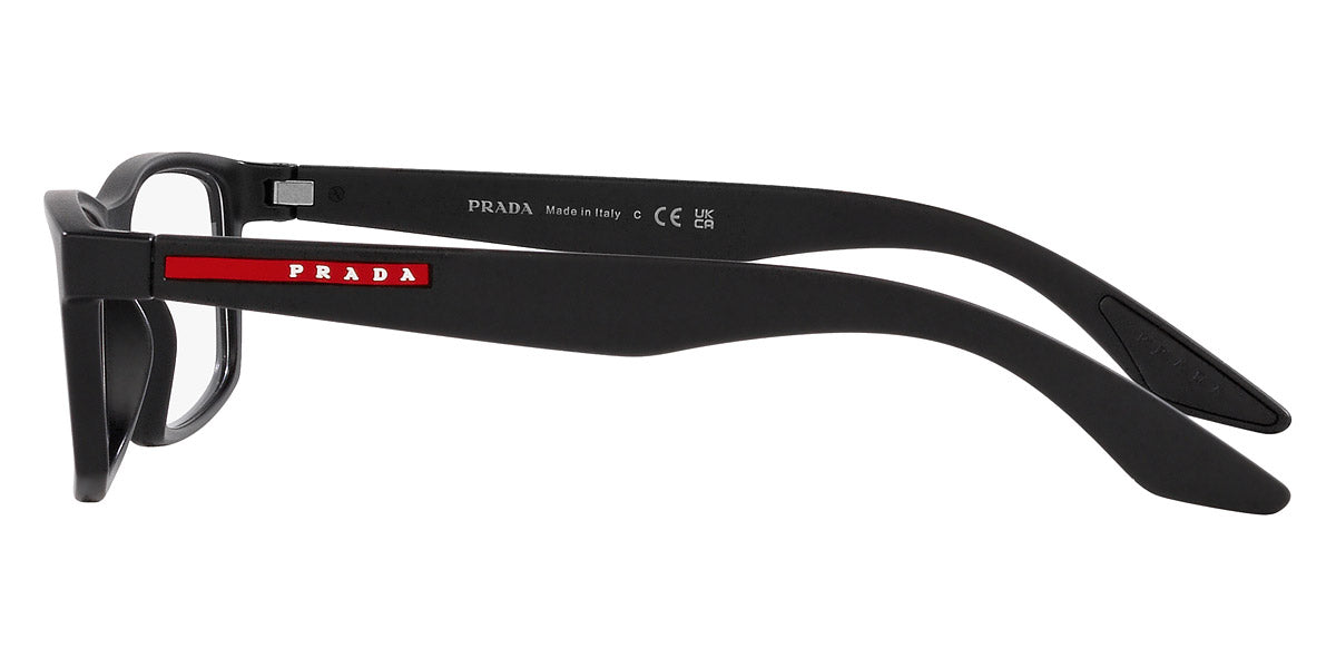 PRADA LINEA ROSSA EYEGLASSES - PS 04PV DG01O1 54 - Black Rubber