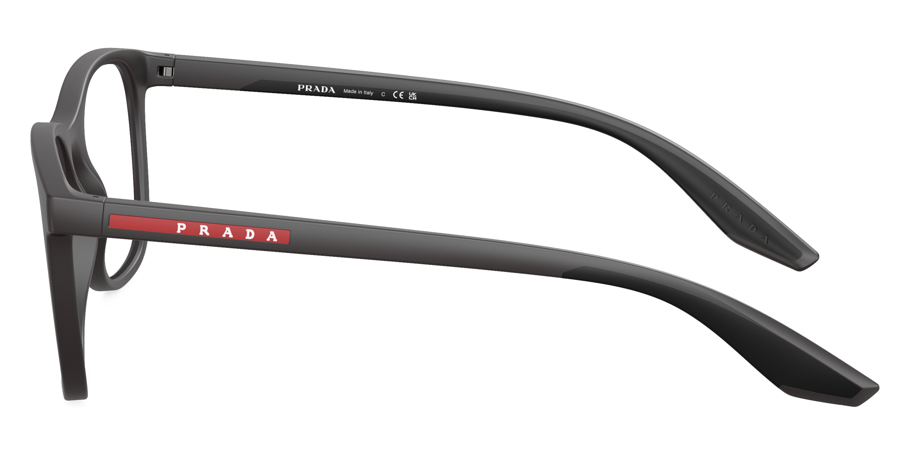 PRADA LINEA ROSSA EYEGLASSES - PS 05PV 18K1O1 55 - Matte Gray