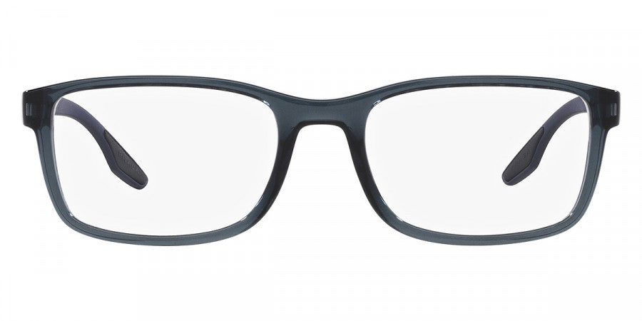 PRADA LINEA ROSSA EYEGLASSES - PS 09OV CZH1O1 55 - Crystal Blue