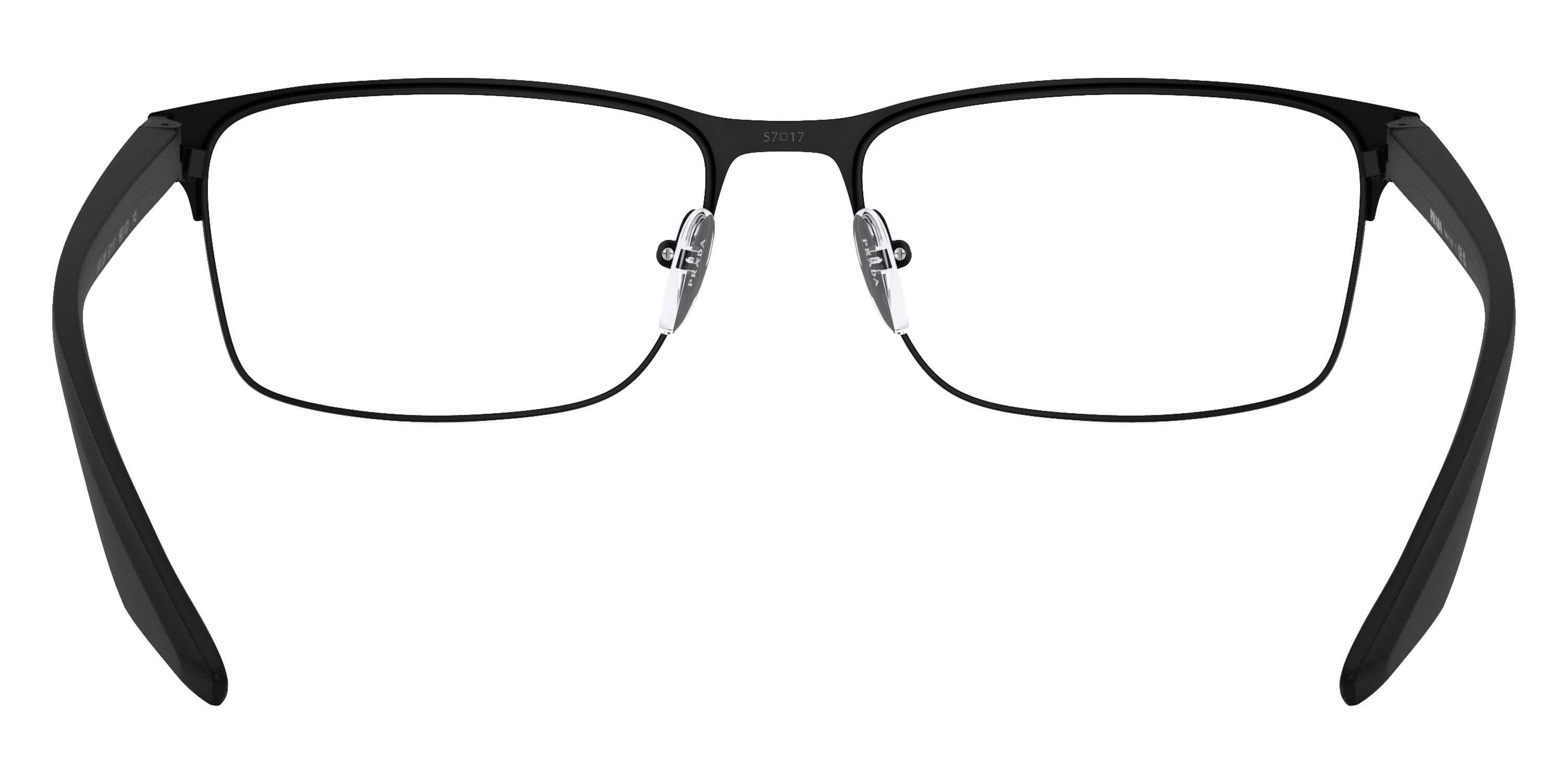 PRADA LINEA ROSSA EYEGLASSES - PS 50PV 1BO1O1 55 - Matte Black
