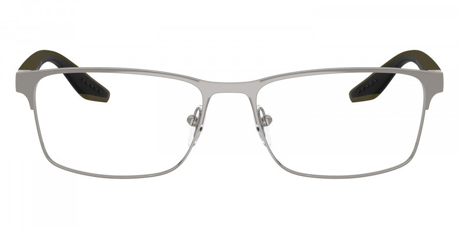 PRADA LINEA ROSSA EYEGLASSES - PS 50PV 5AV1O1 57 - Gunmetal/Matte Green
