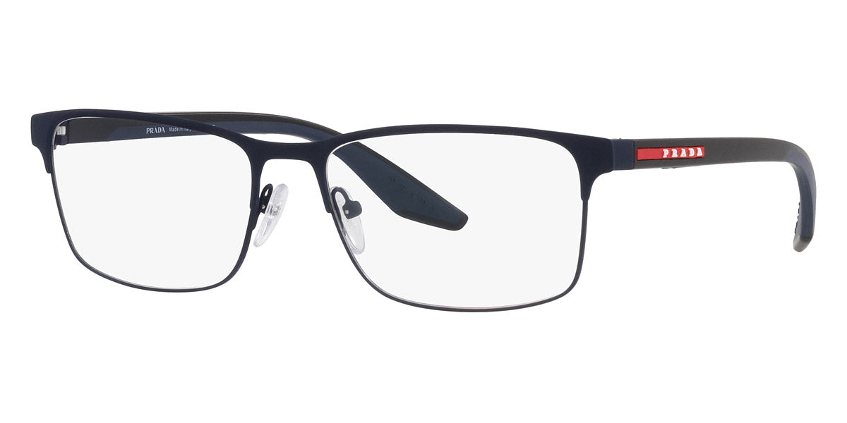 PRADA LINEA ROSSA EYEGLASSES - PS 50PV TFY1O1 55 - Blue Rubber