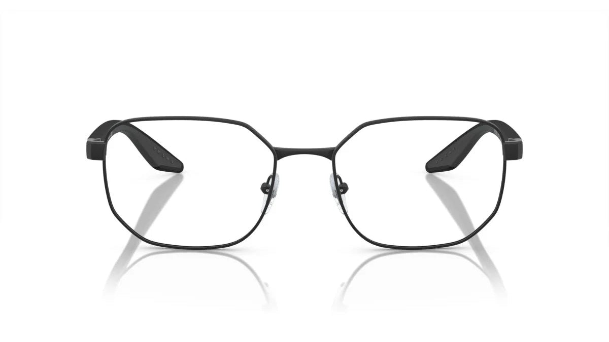 PRADA LINEA ROSSA EYEGLASSES - PS 50QV DG01O1 57 - Black Rubber