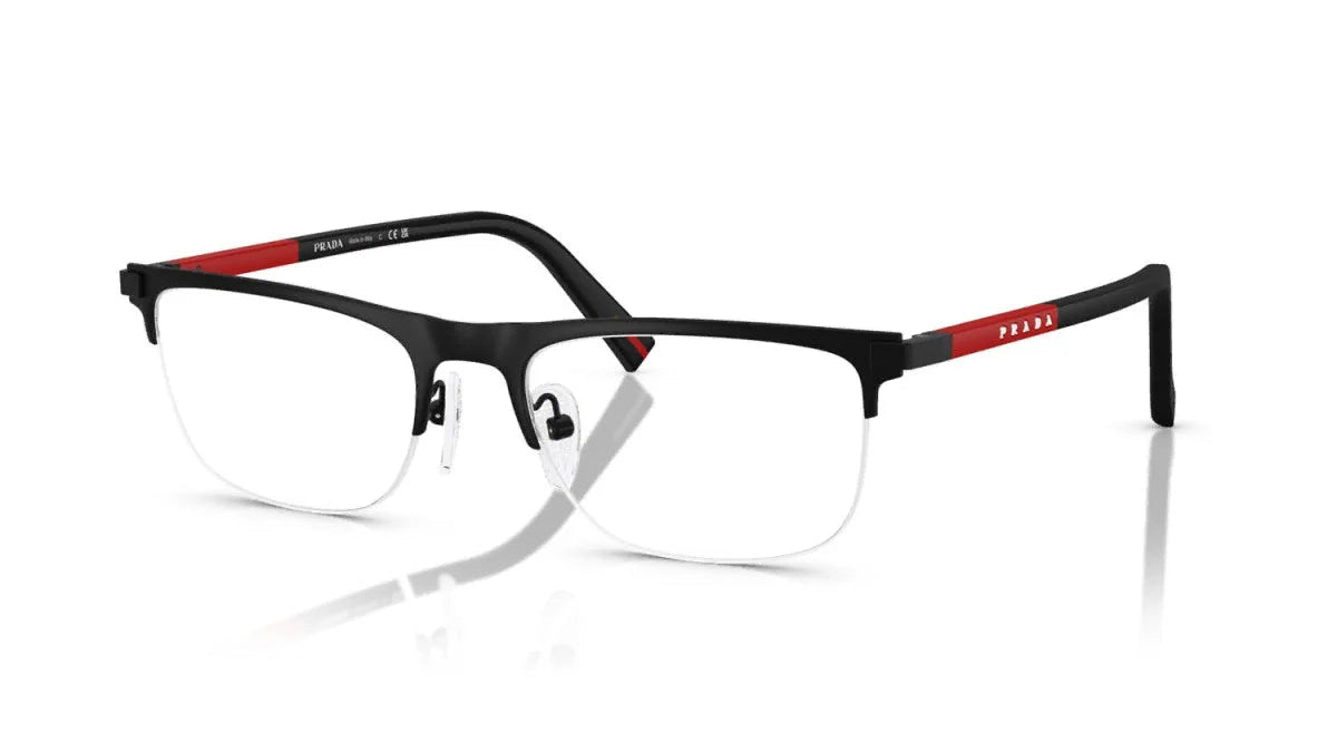 PRADA LINEA ROSSA EYEGLASSES - PS 50RV 1BO1O1 53