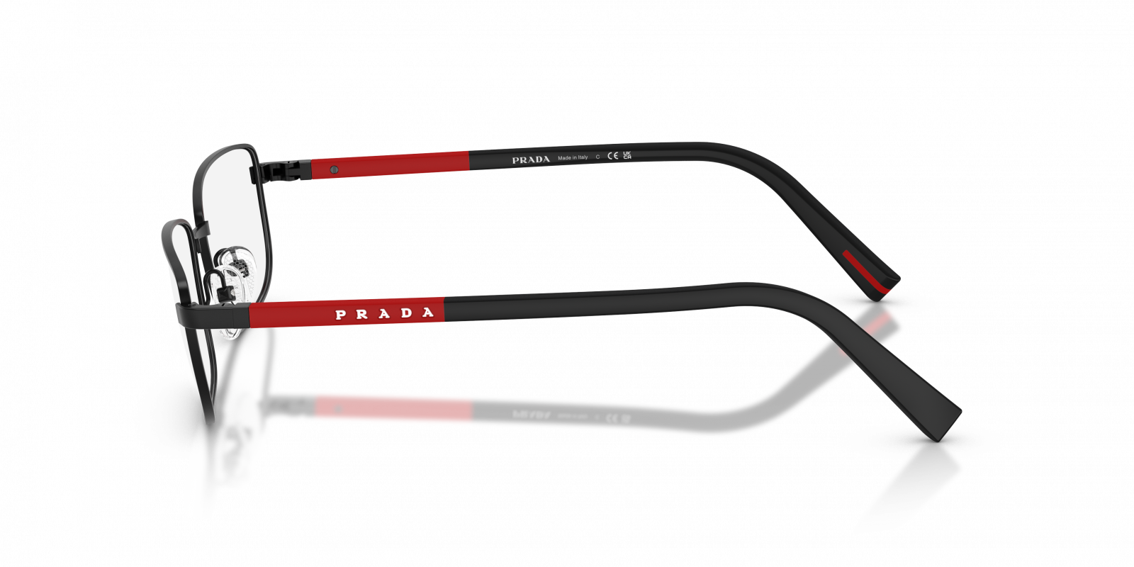 PRADA LINEA ROSSA EYEGLASSES - PS 50SV 1BO1O1 55