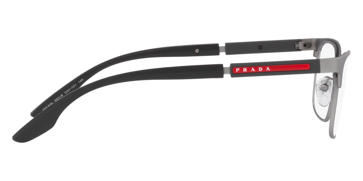PRADA LINEA ROSSA EYEGLASSES - PS 52NV DG11O1 55 - Rubber Gunmetal