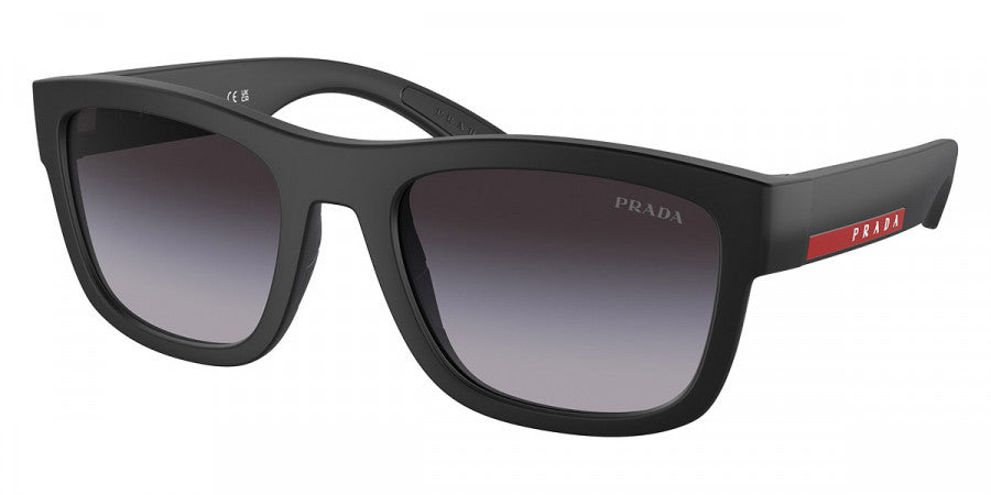 PRADA LINEA ROSSA SUNGLASSES - PS 01ZS 1BO09U 56 - Matte Black