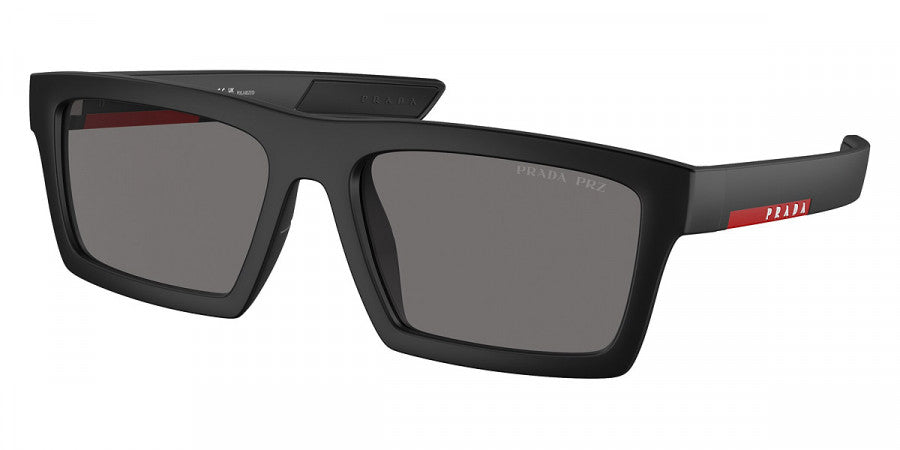 PRADA LINEA ROSSA SUNGLASSES - PS 02ZSU 1BO02G 55 - Matte Black