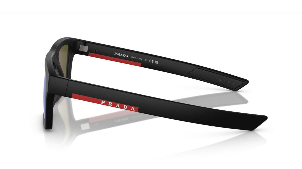PRADA LINEA ROSSA SUNGLASSES - PS 02ZSU 1BO08R 58 - Matte Black