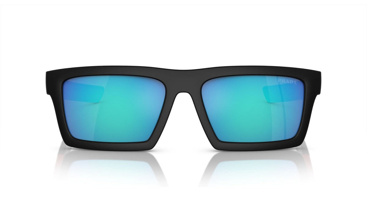 PRADA LINEA ROSSA SUNGLASSES - PS 02ZSU 1BO08R 58 - Matte Black