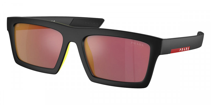 PRADA LINEA ROSSA SUNGLASSES - PS 02ZSU 1BO10A 55 - Matte Black