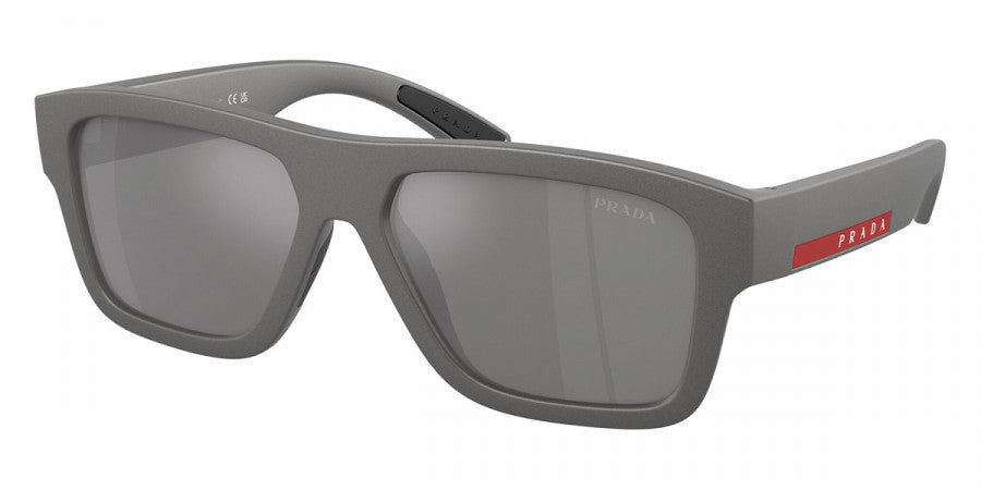 PRADA LINEA ROSSA SUNGLASSES - PS 04ZS 16X7W1 56 - Gray Metal