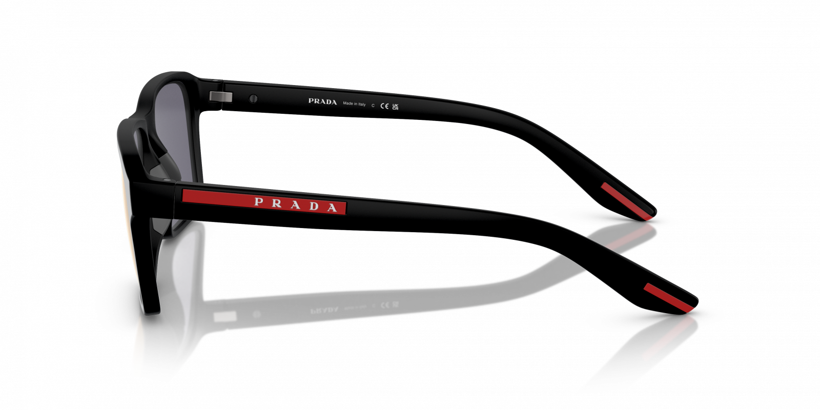 PRADA LINEA ROSSA SUNGLASSES - PS 05YS 1BO10A 58 - Matte Black