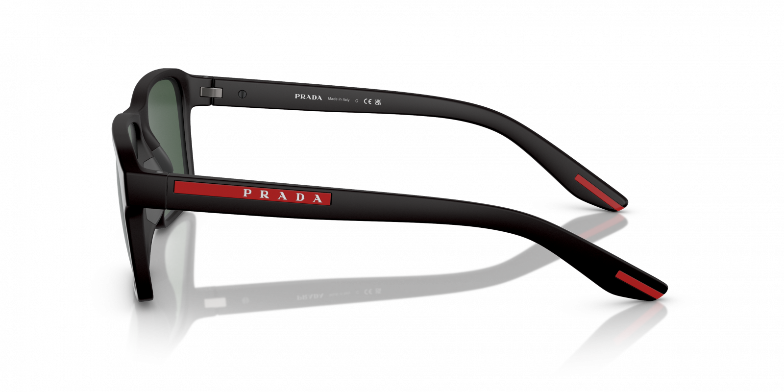 PRADA LINEA ROSSA SUNGLASSES - PS 05YS DG006U 58 - Black Rubber