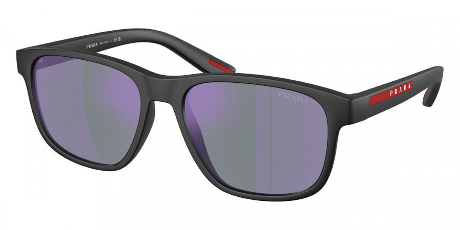 PRADA LINEA ROSSA SUNGLASSES - PS 06YS 1BO10J 56 - Matte Black