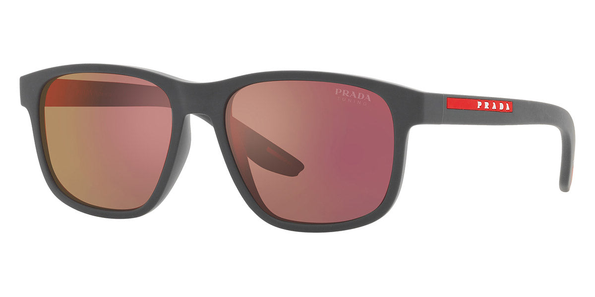 PRADA LINEA ROSSA SUNGLASSES - PS 06YS UFK10A 56 - Gray Rubber