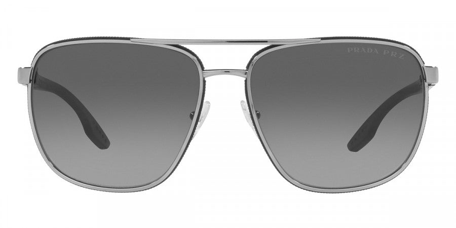 PRADA LINEA ROSSA SUNGLASSES - PS 50YS 5AV06G 62 - Gunmetal