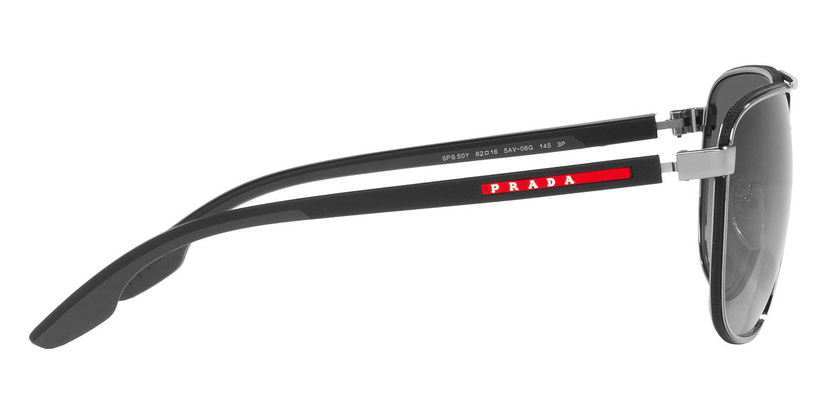 PRADA LINEA ROSSA SUNGLASSES - PS 50YS 5AV06G 62 - Gunmetal
