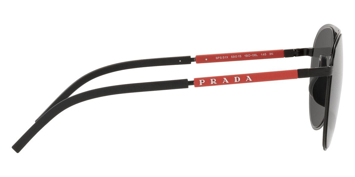 PRADA LINEA ROSSA SUNGLASSES - PS 51XS 1BO06L 59 - Matte Black