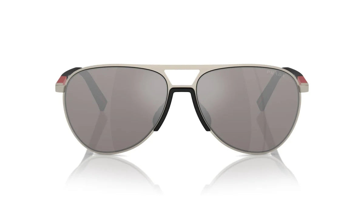 PRADA LINEA ROSSA SUNGLASSES - PS 53ZS 18X80I 59 - Matte Champagne