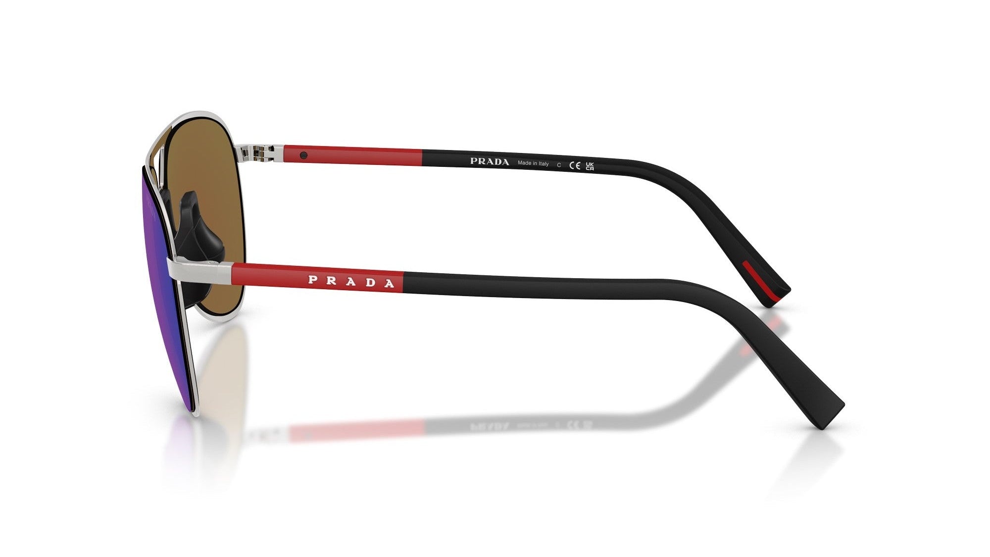 PRADA LINEA ROSSA SUNGLASSES - PS 53ZS 1BC08R 59