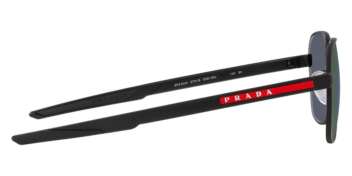 PRADA LINEA ROSSA SUNGLASSES - PS 54WS DG005U 57 - Black Rubber