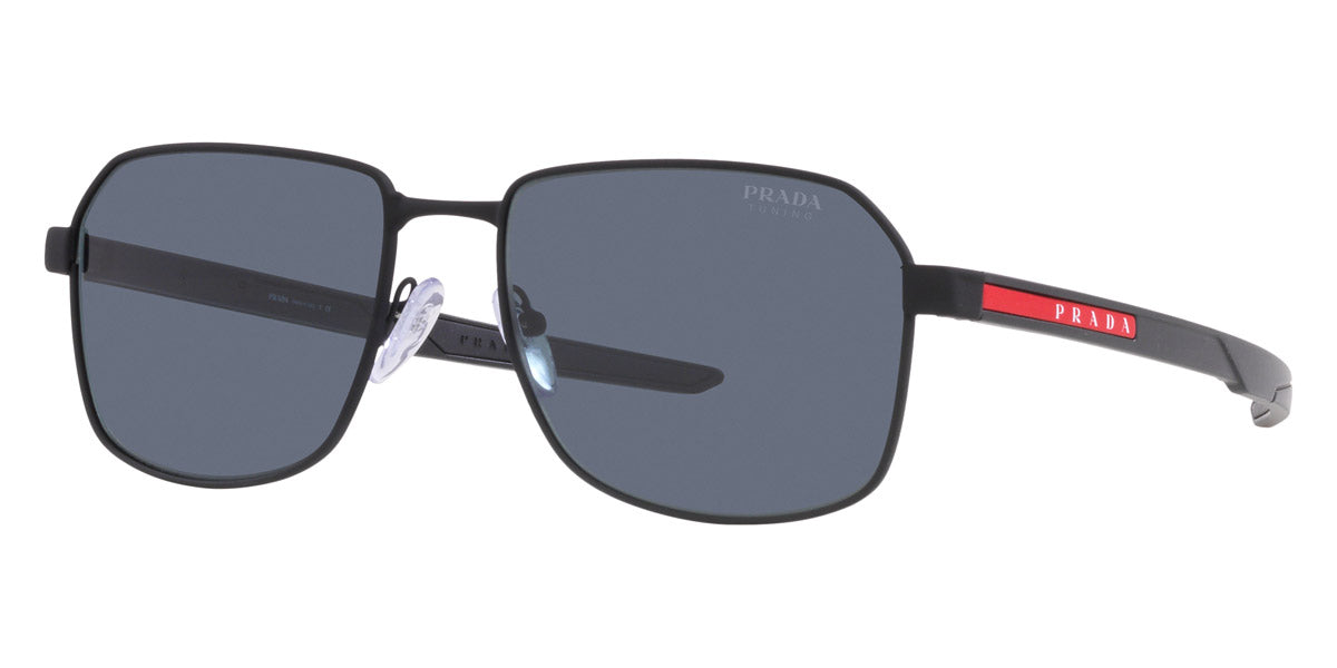 PRADA LINEA ROSSA SUNGLASSES - PS 54WS DG009R 57 - Black Rubber