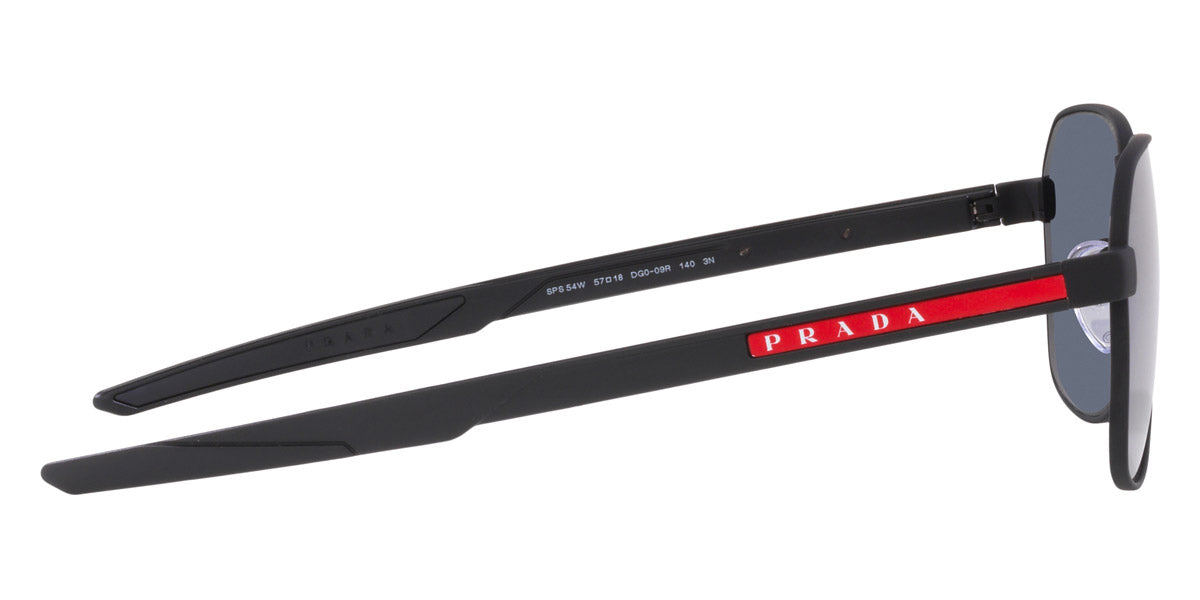 PRADA LINEA ROSSA SUNGLASSES - PS 54WS DG009R 57 - Black Rubber