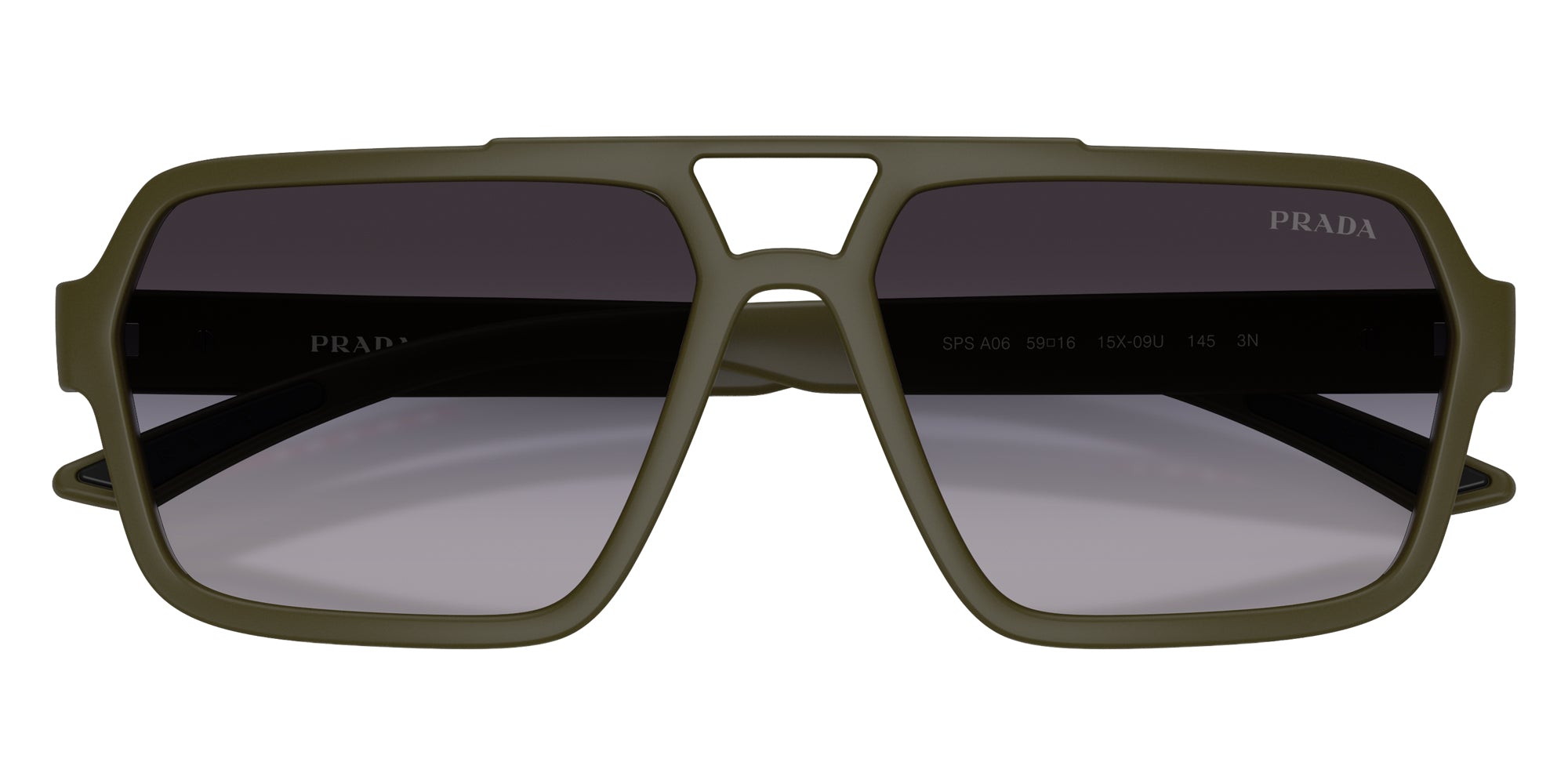 PRADA LINEA ROSSA SUNGLASSES - PS A06S 15X09U 59 - Matte Green