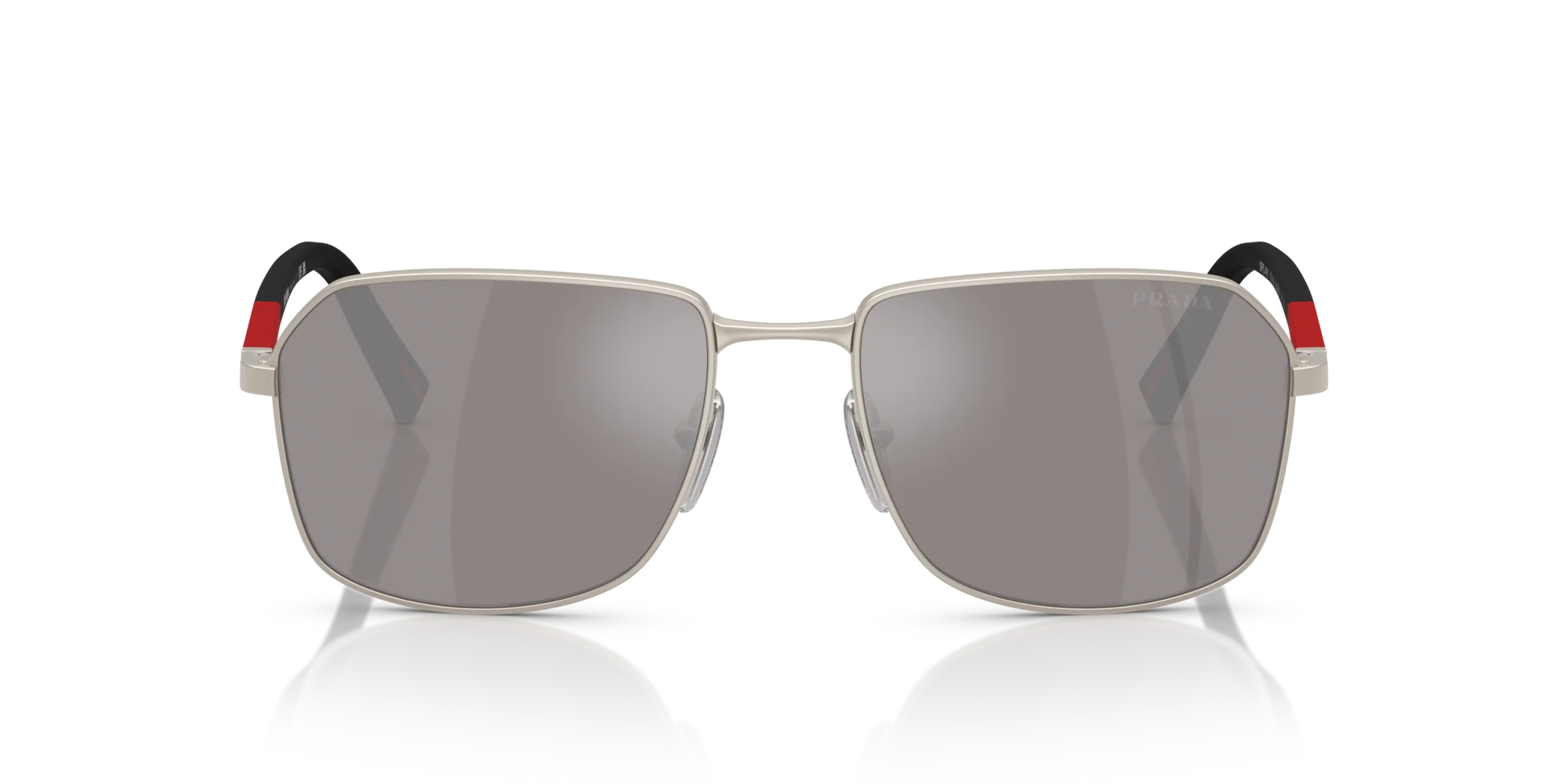 PRADA LINEA ROSSA SUNGLASSES - PS A51S 18X80I 57 - Matte Champagne/Black Rubbered