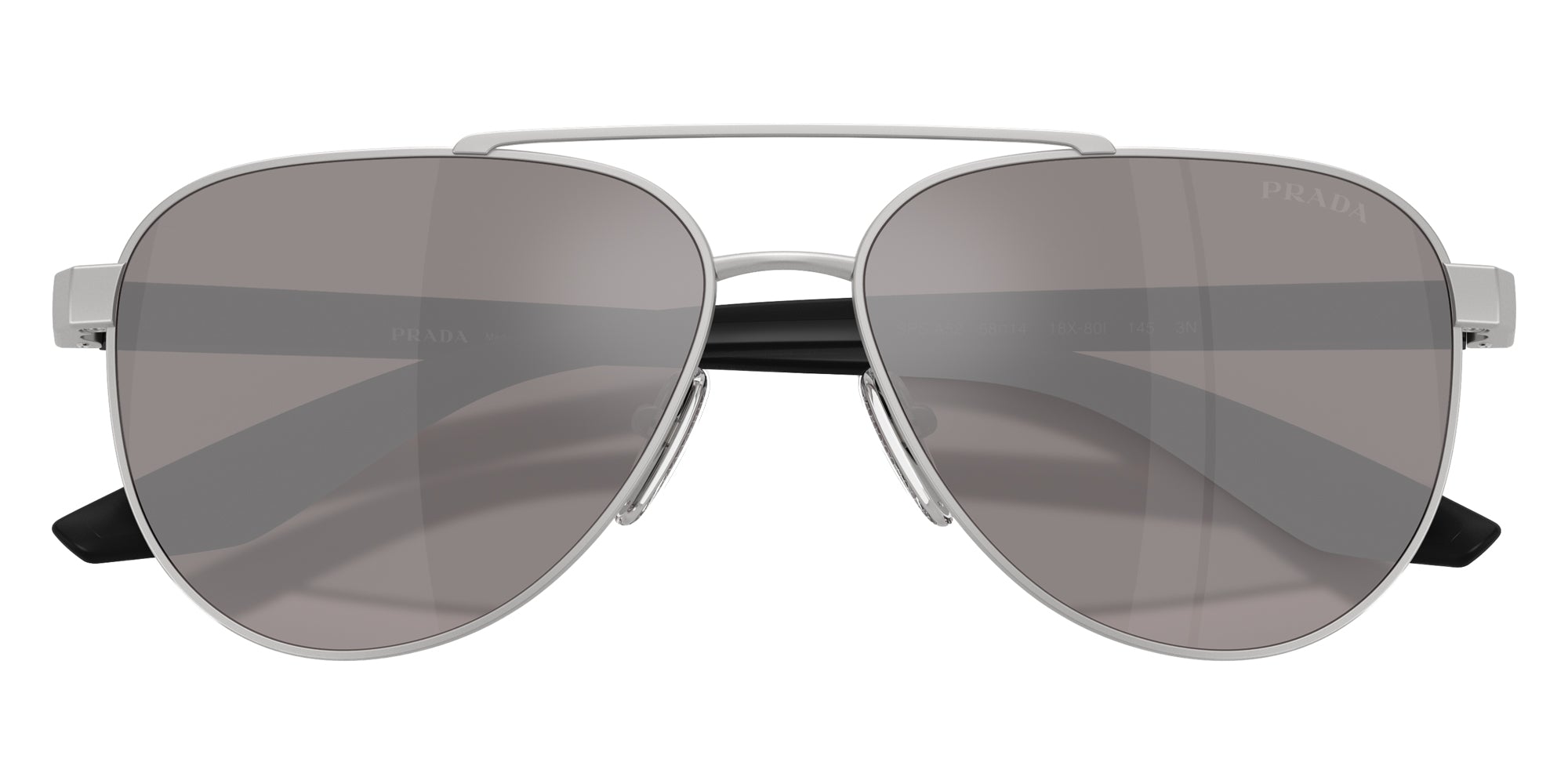 PRADA LINEA ROSSA SUNGLASSES - PS A52S 18X80I 58 - Black Rubber/Matte Gray