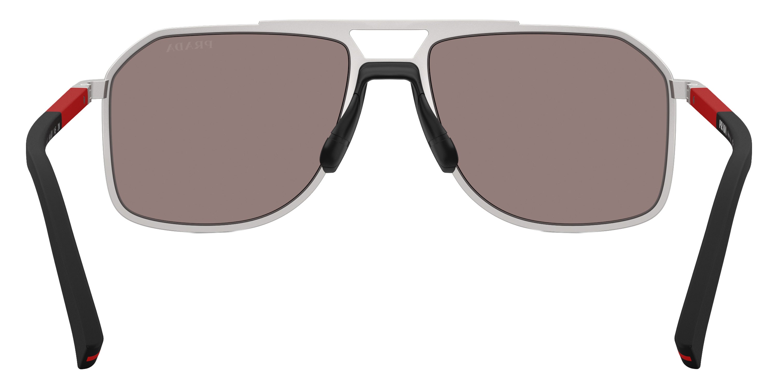PRADA LINEA ROSSA SUNGLASSES - PS B51S 18X80I 56 - Matte Silver