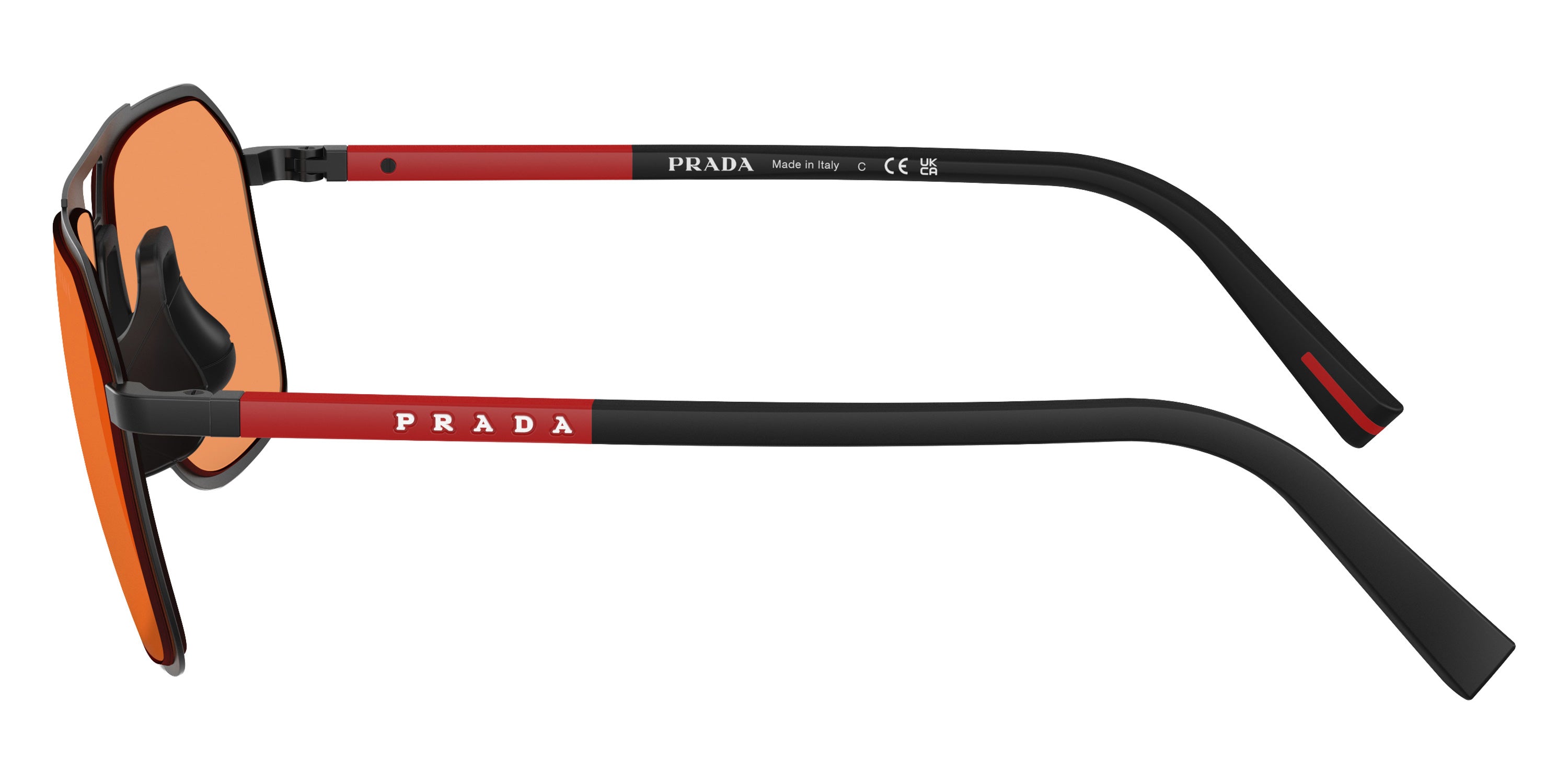 PRADA LINEA ROSSA SUNGLASSES - PS B51S 1BO90U 56 - Matte Black