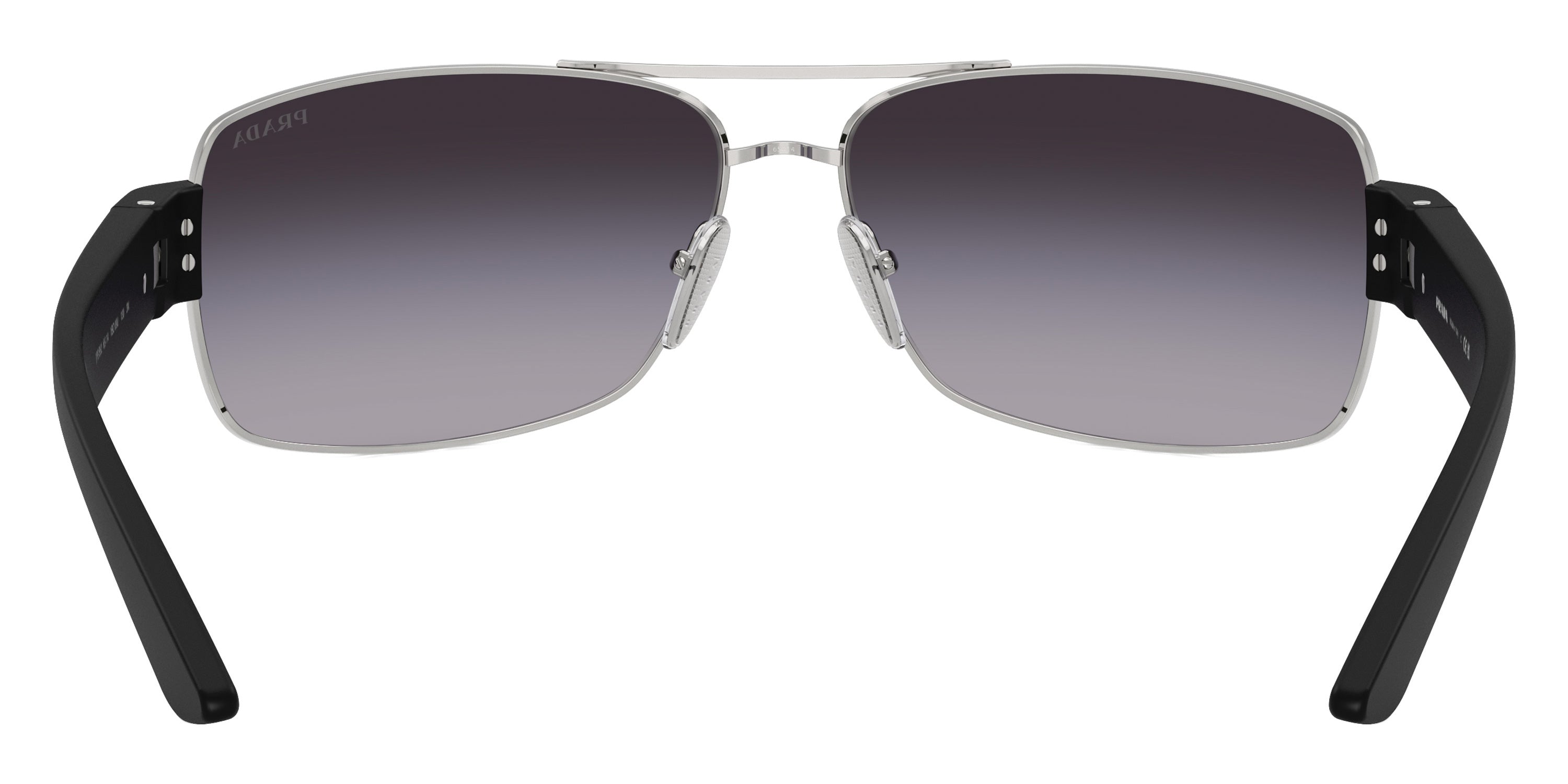 PRADA LINEA ROSSA SUNGLASSES - PS B52S 1BC09U 65 - Silver