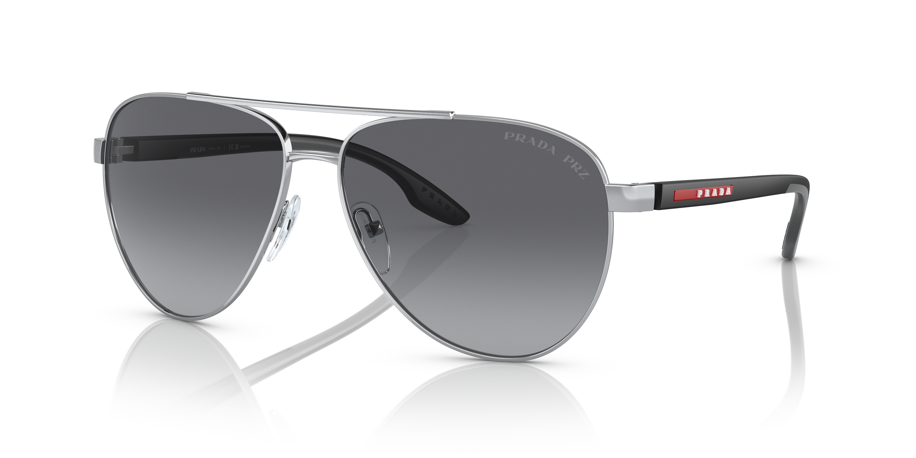 PRADA LINEA ROSSA SUNGLASSES - PS52YS 1BC06G 61